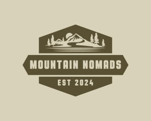 Nature Mountain Travel  logo design