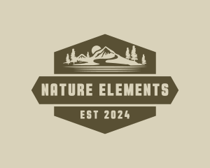 Nature Mountain Travel  logo design