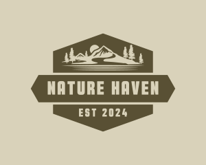 Nature Mountain Travel  logo design