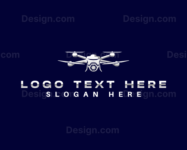 Drone Camera Lens Logo