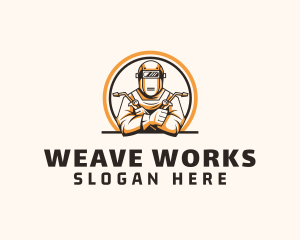 Welding Machinist Ironwork logo design