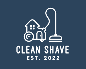 House Cleaning Vacuum  logo design