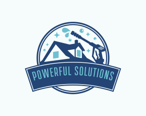 Power Washing Home Cleaning logo design