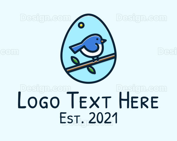 Wild Bird Egg Logo