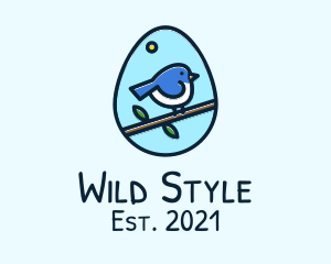 Wild Bird Egg logo design