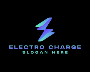 Lightning Bolt Power Charge logo design