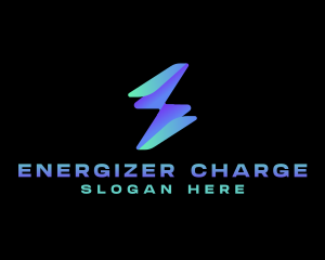 Lightning Bolt Power Charge logo design