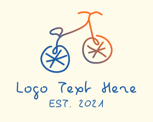 Cycle - Abstract Bicycle Bike logo design