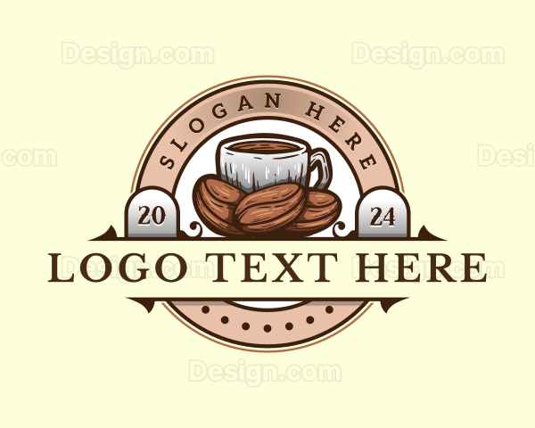 Brew Coffee Bean Logo