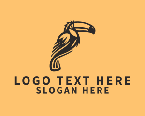 Aviary Toucan Bird logo