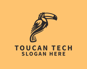 Aviary Toucan Bird logo design