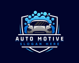 Car Auto Wash Maintenance logo design