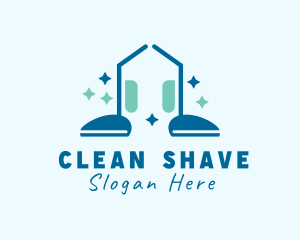 House Cleaning Vacuum logo design