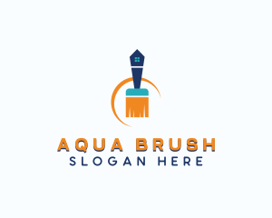 Paint Brush Renovation logo design