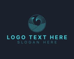Wave Ocean Water logo