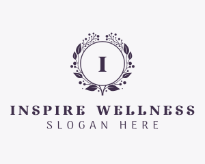 Floral Nature Wellness logo design