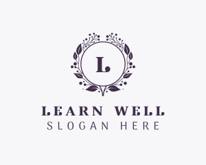 Floral Nature Wellness logo design