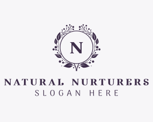 Floral Nature Wellness logo design