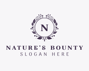 Floral Nature Wellness logo design