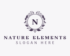 Floral Nature Wellness logo design