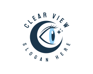 Moon Eye Sight logo design