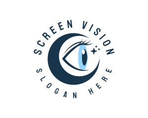 Moon Eye Sight logo design