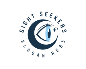 Moon Eye Sight logo design