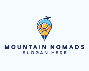 Airplane Mountain Tour logo design