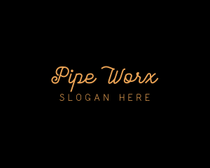 Elegant Text Font Generic logo design