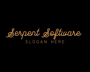 Elegant Text Font Generic logo design