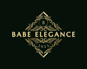 Luxury Ornamental Boutique logo design