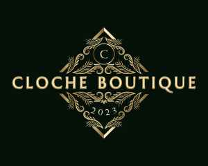 Luxury Ornamental Boutique logo design