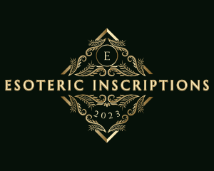 Luxury Ornamental Boutique logo design