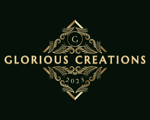 Luxury Ornamental Boutique logo design