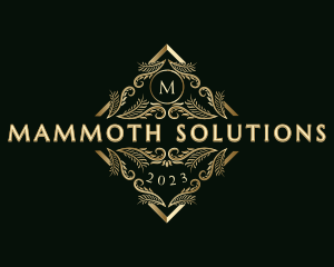 Luxury Ornamental Boutique logo design