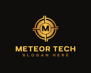 Cryptocurrency Digital Tech logo design