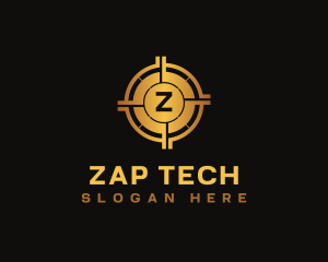 Cryptocurrency Digital Tech logo design