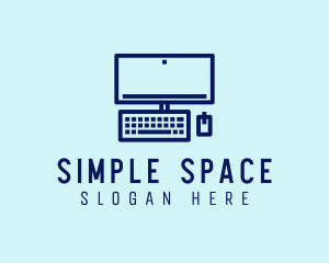 Minimalist Personal Computer  logo design