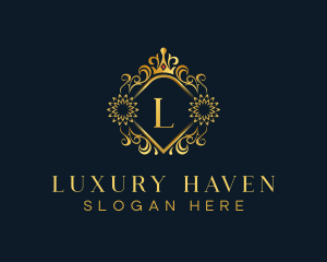 Luxury Ornament Crown logo design