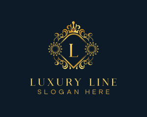 Luxury Ornament Crown logo design