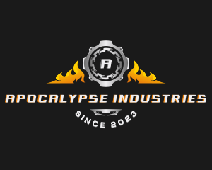 Industrial Gear Mechanic logo design