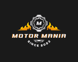 Industrial Gear Mechanic logo design