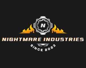 Industrial Gear Mechanic logo design