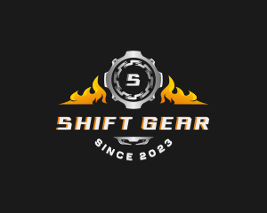 Industrial Gear Mechanic logo design