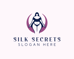 Sensual Underwear Woman logo