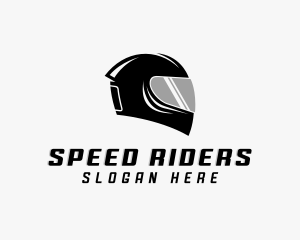Motorcycle Helmet Rider logo