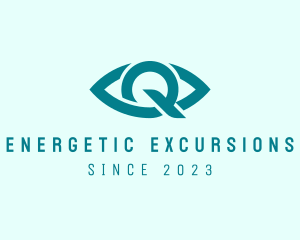 Eye Clinic Letter Q logo design