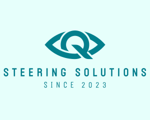 Eye Clinic Letter Q logo design