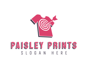 Bullseye Arrow Tshirt Printing logo design