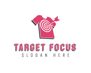 Bullseye Arrow Tshirt Printing logo design